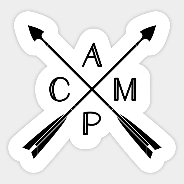 CAMP Sticker by Ombre Dreams